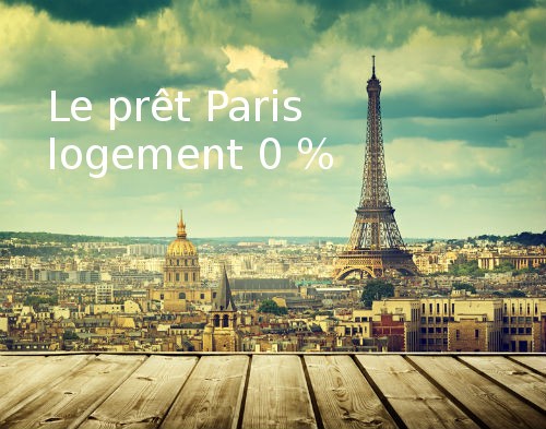 prêt Paris logement 0%